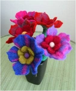 Flower Pencil Topper 100% Wool