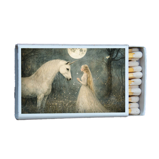 Matches • Girl wih Unicorn •Home Decor for Candles & Incense