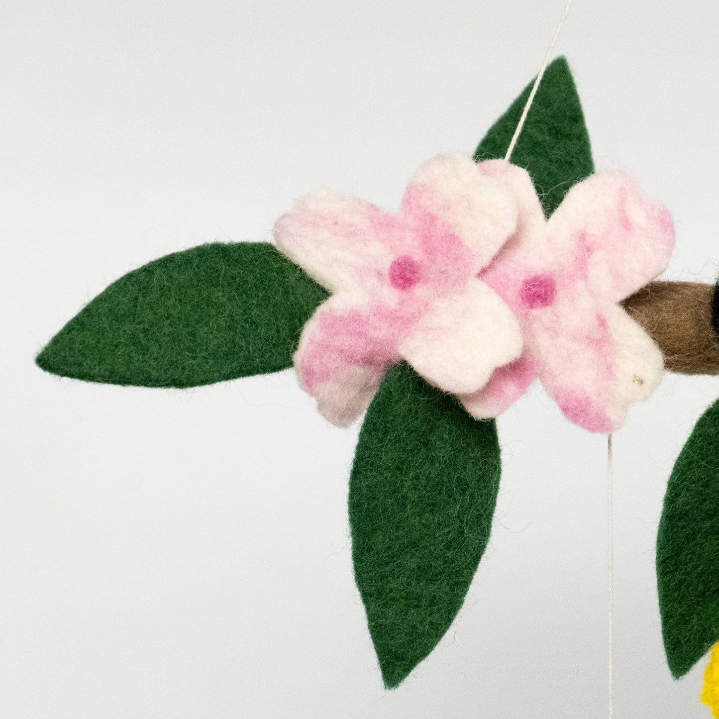 Bee Hive and Honey Bees - 100% Wool Mobile