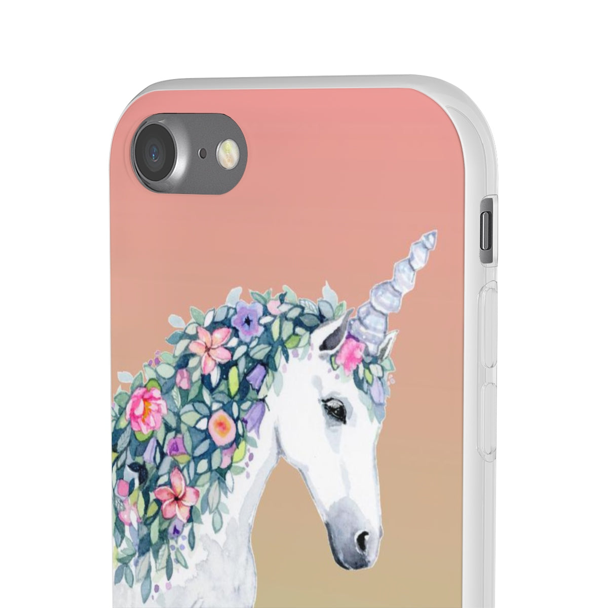 Unicorn Square Cell Phone Flexi Cases - Unicorn Square