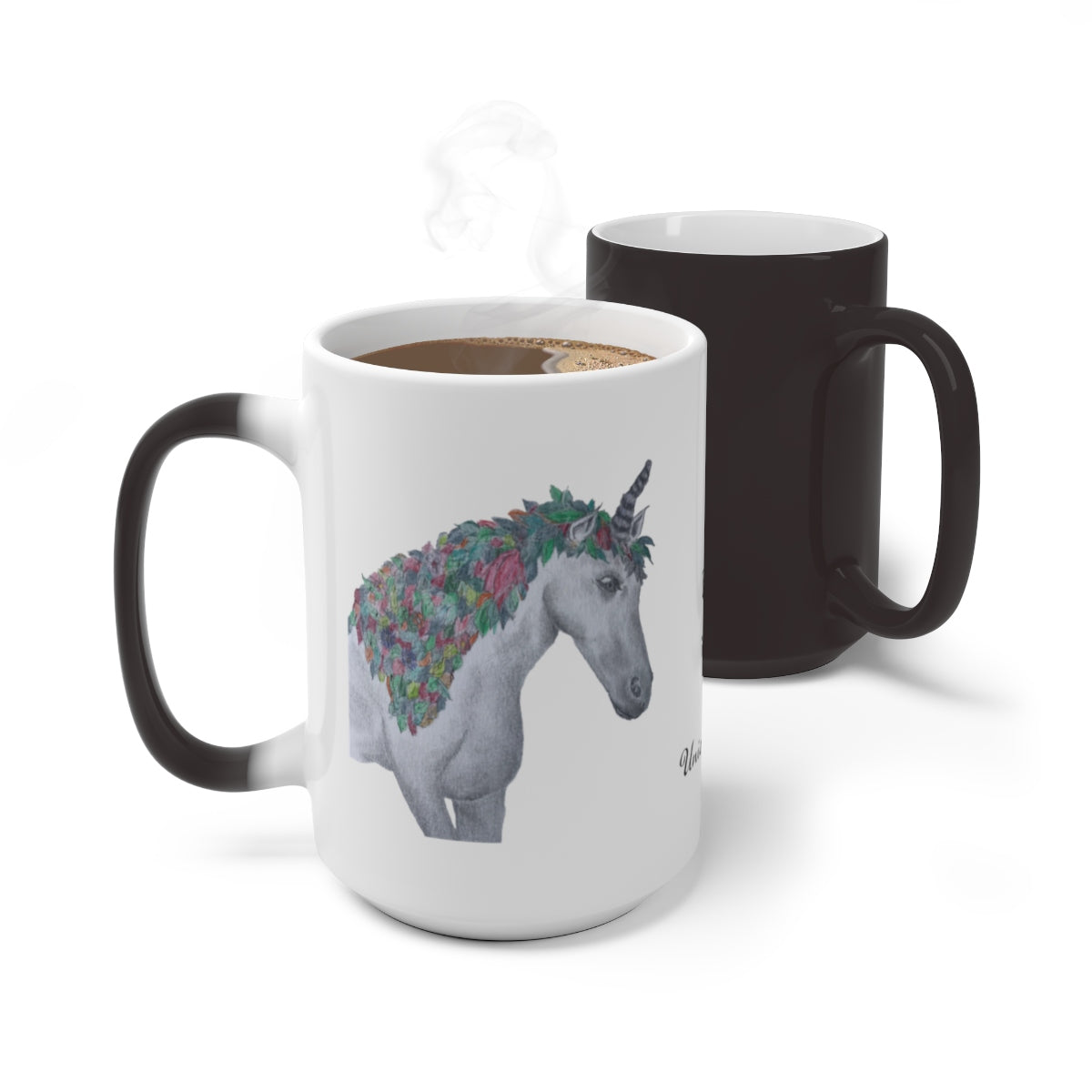Color Changing Mug featuring the Fall Unicorn at Moose Pond - Unicorn Square
