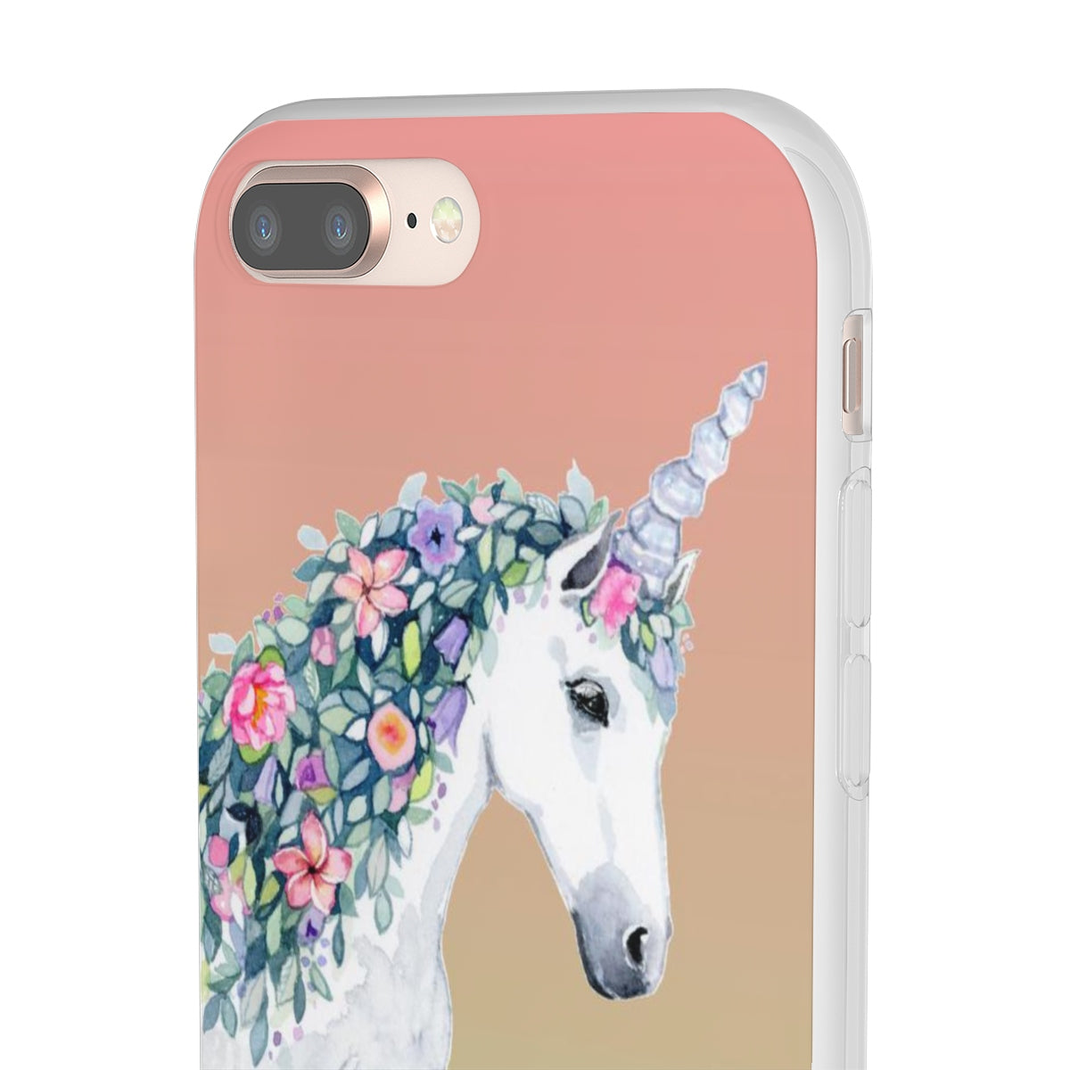 Unicorn Square Cell Phone Flexi Cases - Unicorn Square