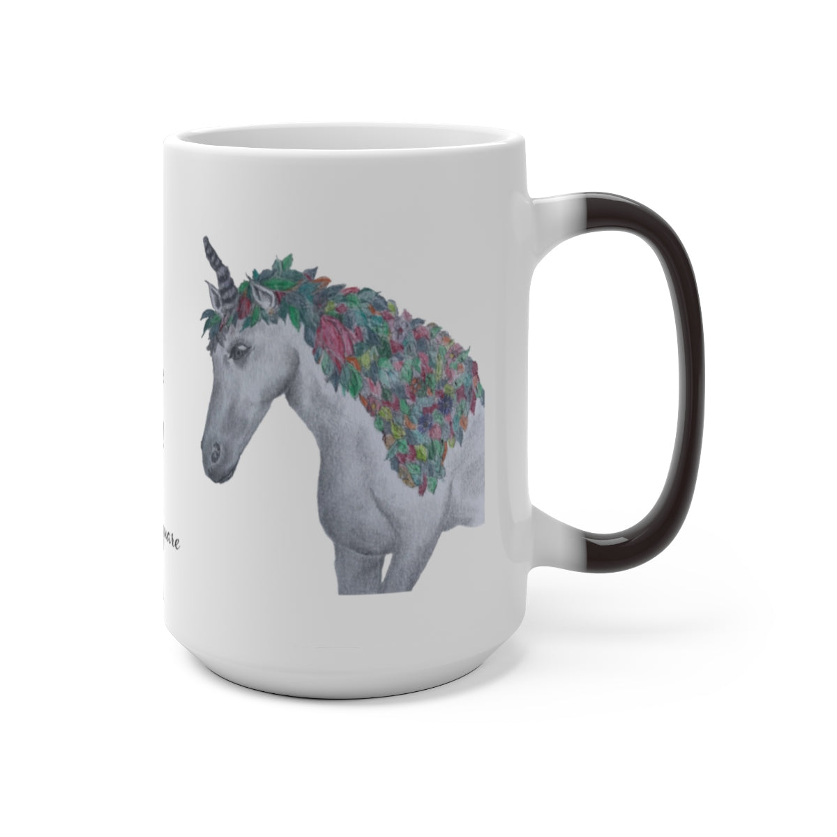 Color Changing Mug featuring the Fall Unicorn at Moose Pond - Unicorn Square
