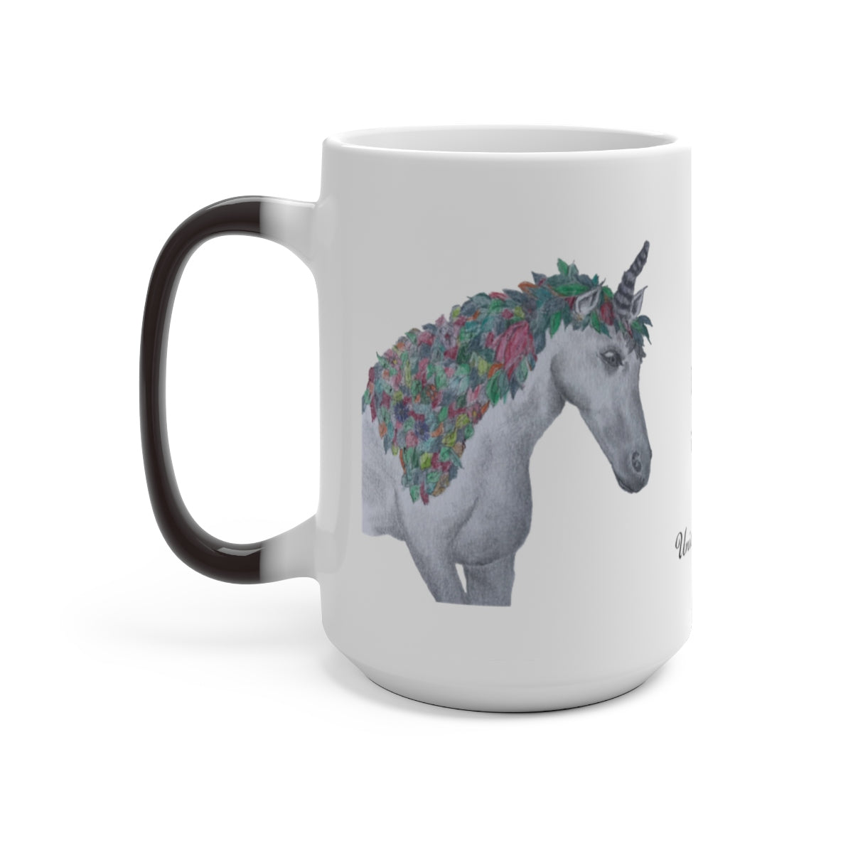 Color Changing Mug featuring the Fall Unicorn at Moose Pond - Unicorn Square