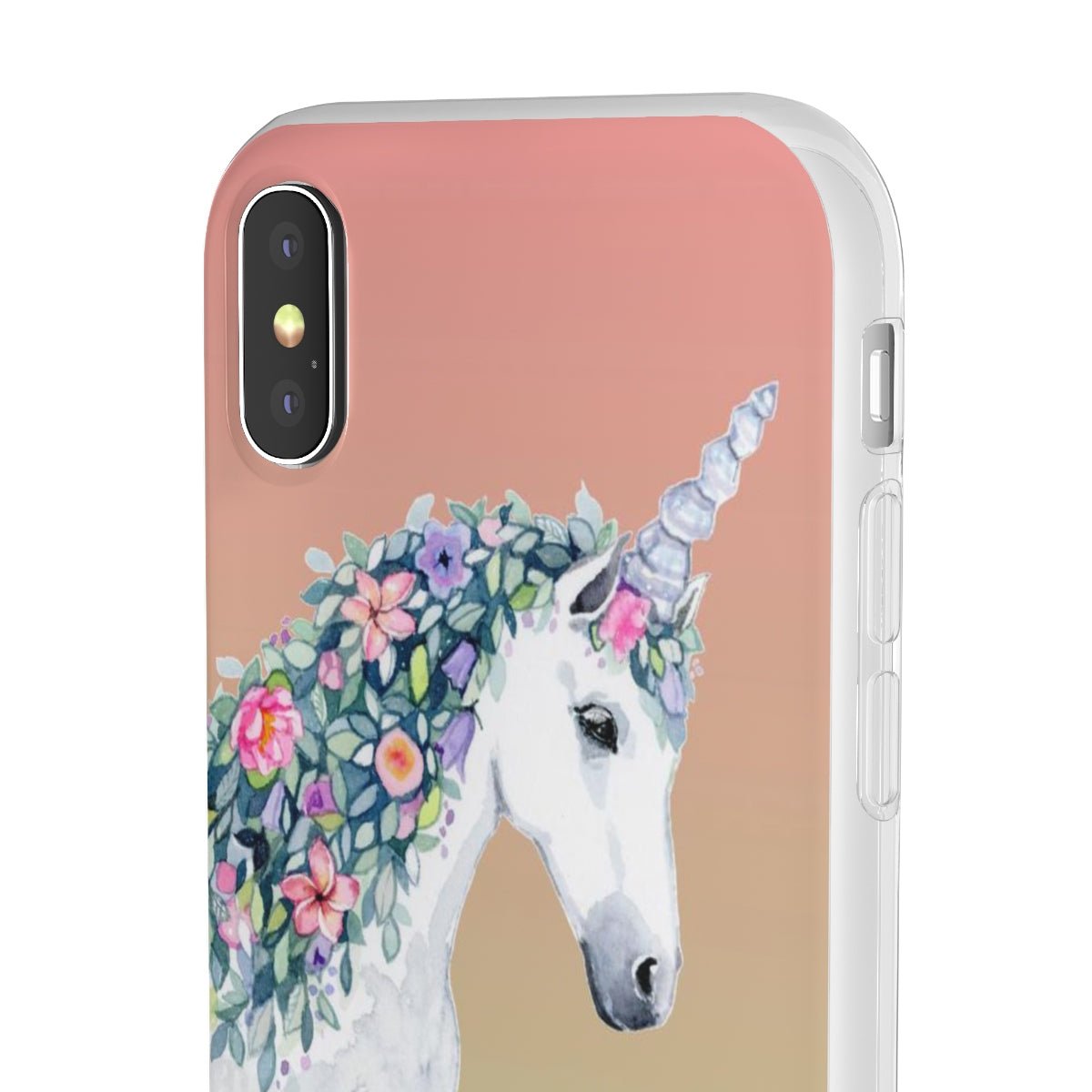 Unicorn Square Cell Phone Flexi Cases - Unicorn Square
