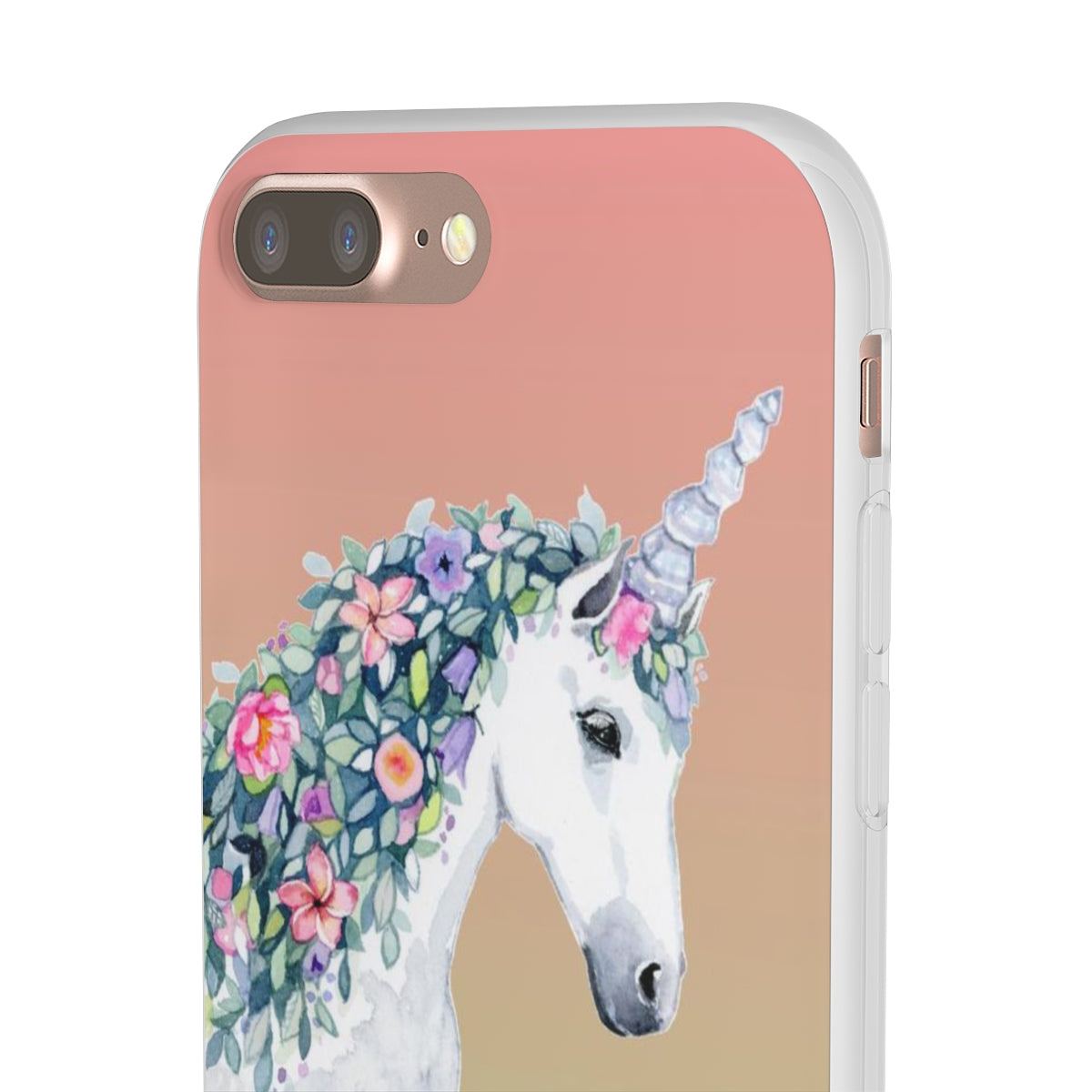 Unicorn Square Cell Phone Flexi Cases - Unicorn Square