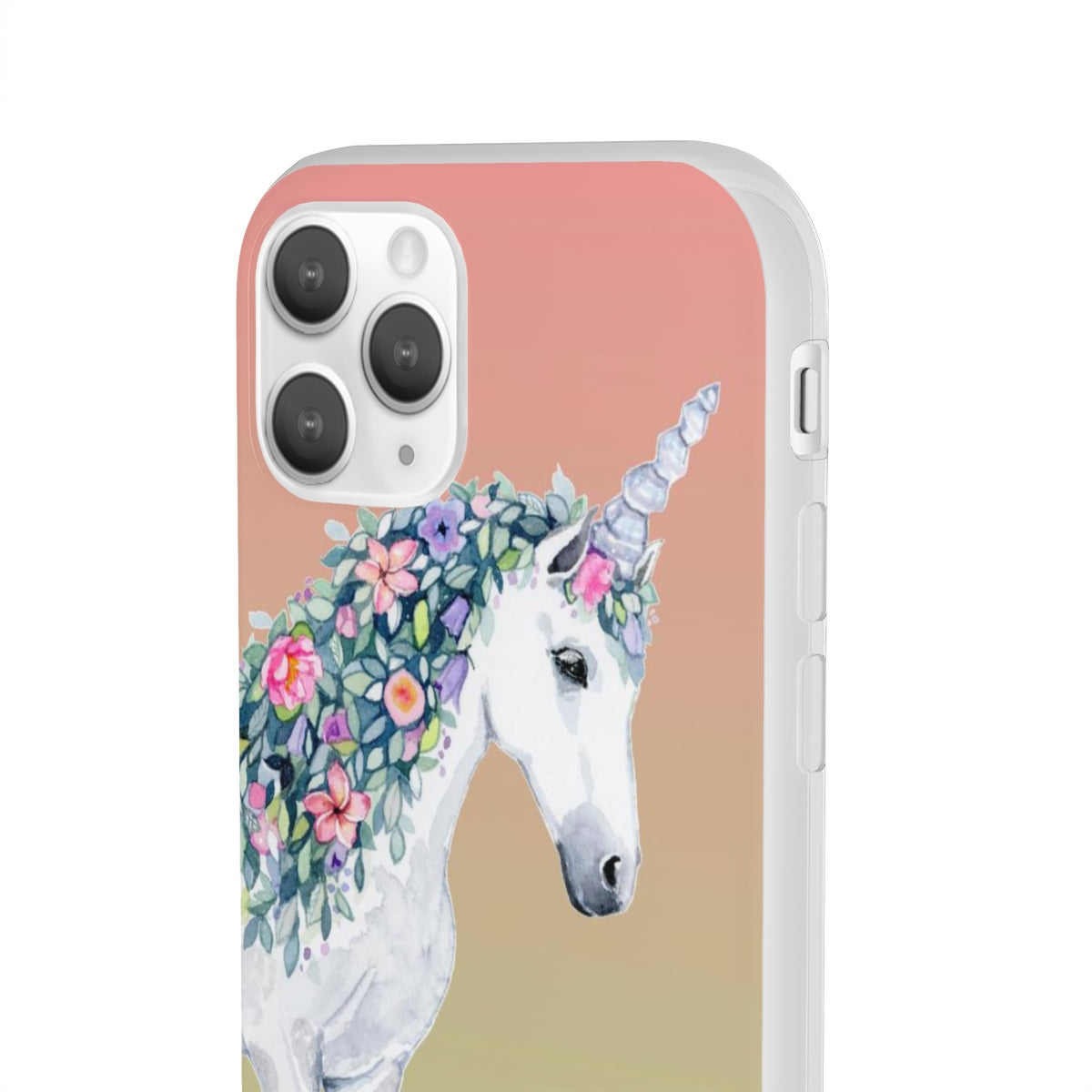 Unicorn Square Cell Phone Flexi Cases - Unicorn Square