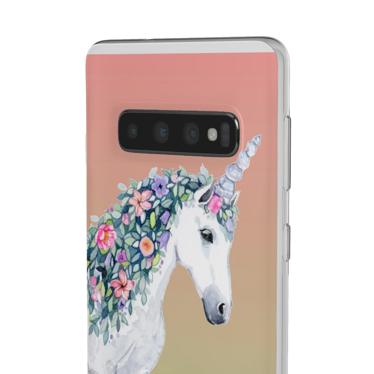 Unicorn Square Cell Phone Flexi Cases - Unicorn Square