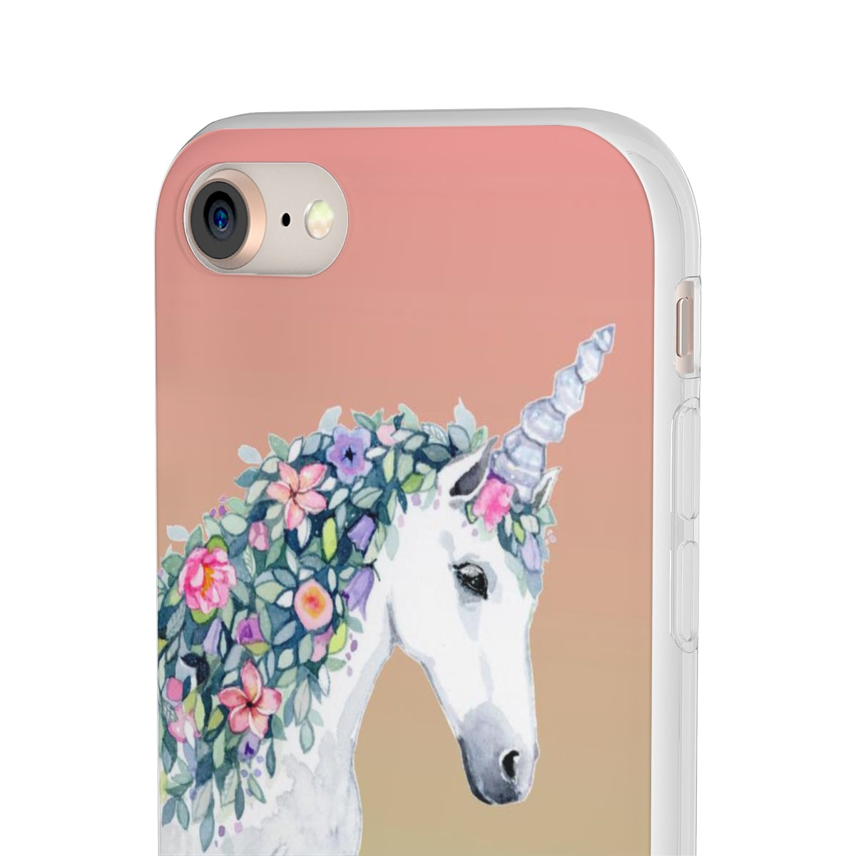 Unicorn Square Cell Phone Flexi Cases - Unicorn Square