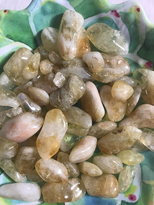 Citrine Tumbled Crystal - Unicorn Square