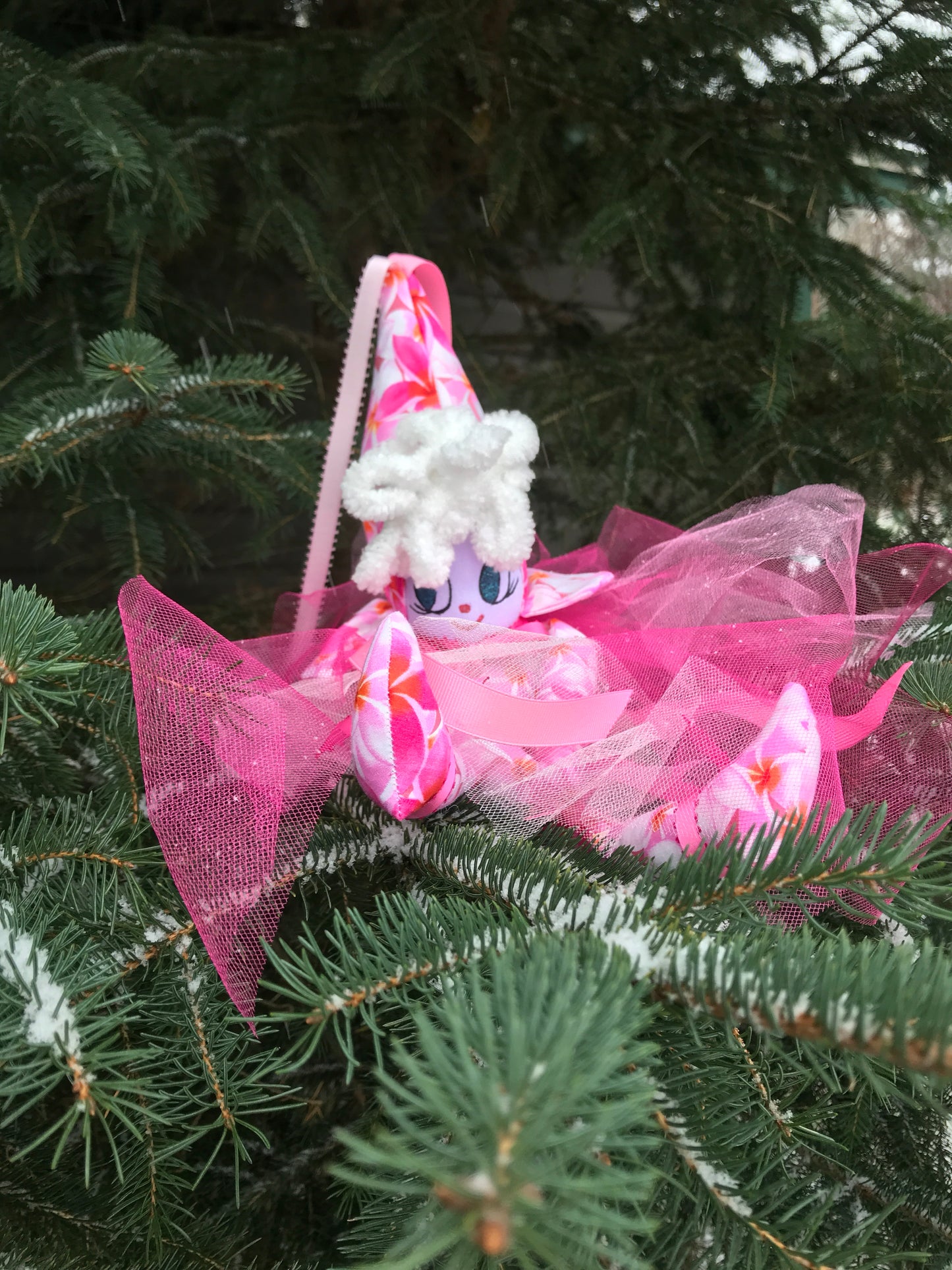 Plumeria Pink Fairy - Unicorn Square